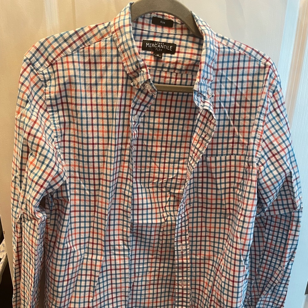 JCrew Mens Button Down size medium, slim fit